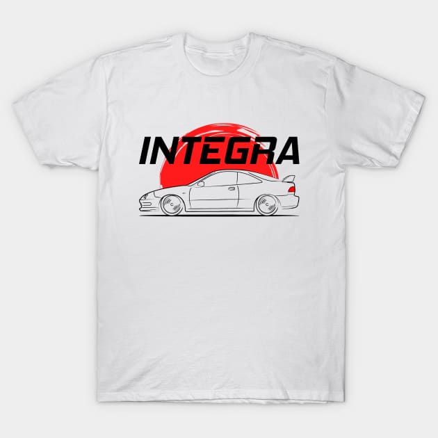 Integra R JDM T-Shirt by GoldenTuners